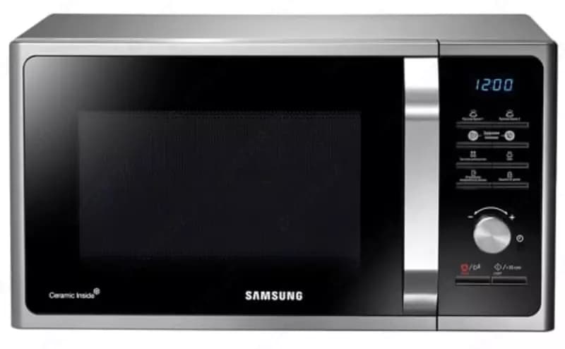 Микроволновая печь ”Samsung MS23F302TAS” (Серебристая) 23 литра — 1