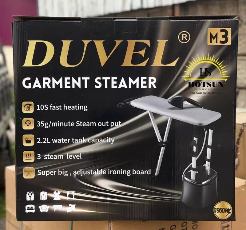 Напольный отпариватель для одежды и текстиля ”DUVEL” M3, 1950W, пар 35 г/мин, 2.2 л. (Германия) — 5
