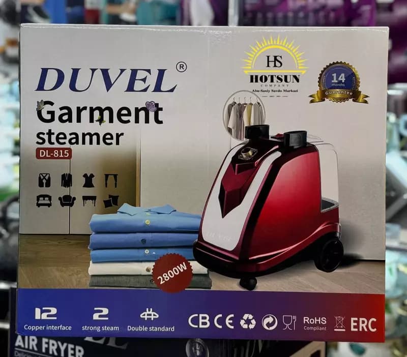Профессиональный отпариватель-парогенератор ”DUVEL” DL-815 Kelli, 2800W, 90 г/мин, 3.5 л. (Германия) — 4