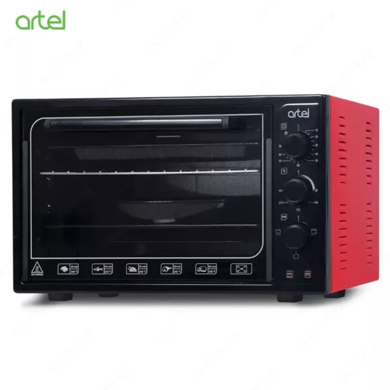Мини печь Artel ART-MD-3618 V2 Черный/Красный Эконом — 2