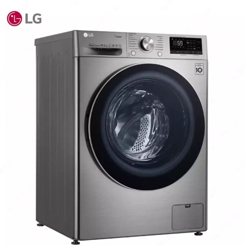 Стиральная машина автомат LG TW4T9RW9P 10.5 кг, Steam,TurboWash59,ThinQ, AI DD, Серый — 2