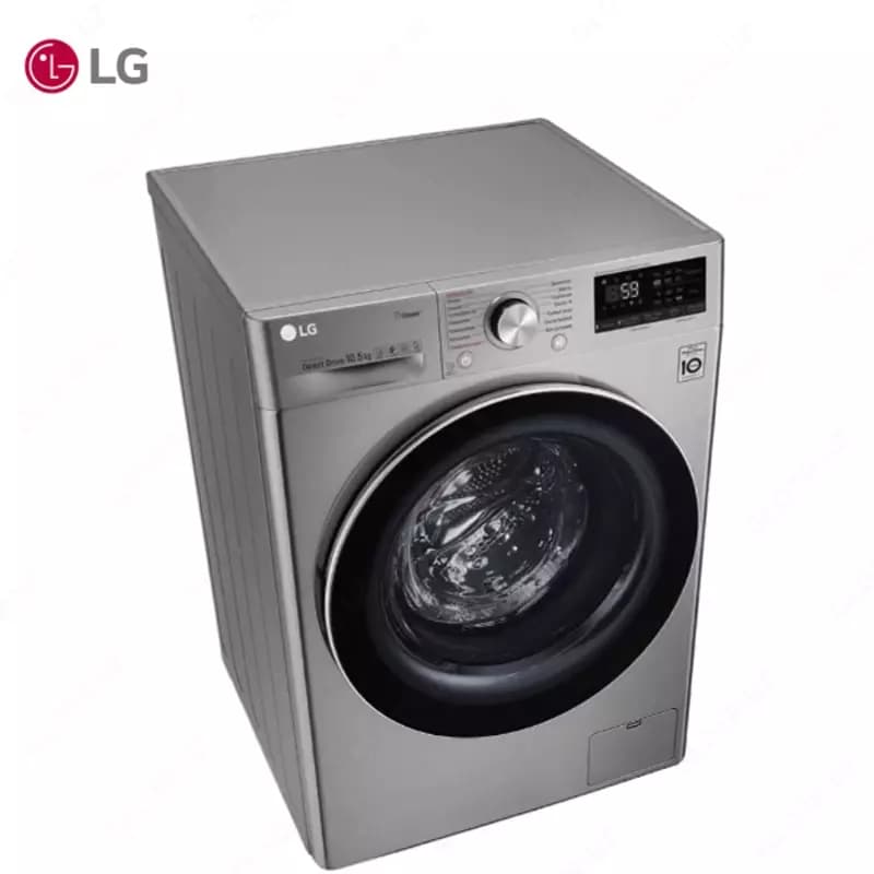 Стиральная машина автомат LG TW4T9RW9P 10.5 кг, Steam,TurboWash59,ThinQ, AI DD, Серый — 4
