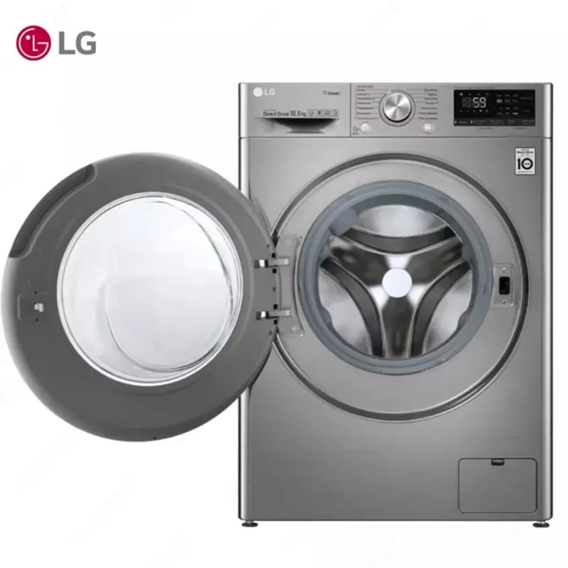 Стиральная машина автомат LG TW4T9RW9P 10.5 кг, Steam,TurboWash59,ThinQ, AI DD, Серый — 5