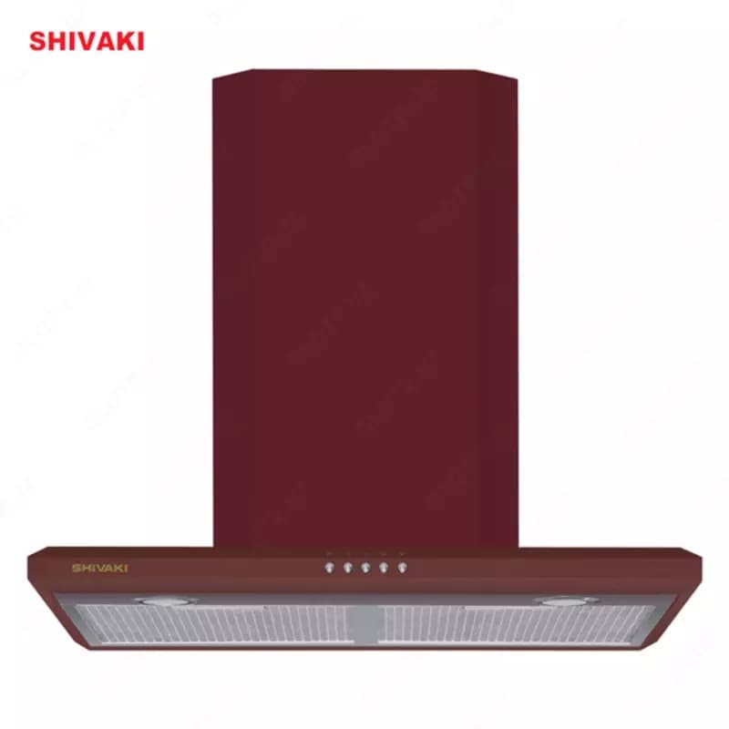 Кухонная вытяжка Shivaki 1160 Rapito Бардовый — 1