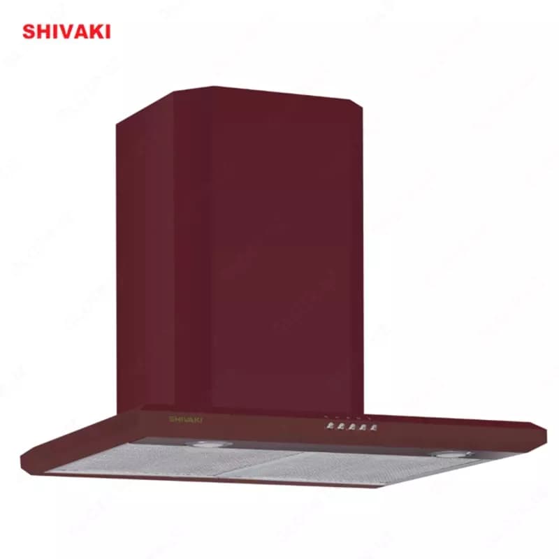 Кухонная вытяжка Shivaki 1160 Rapito Бардовый — 2