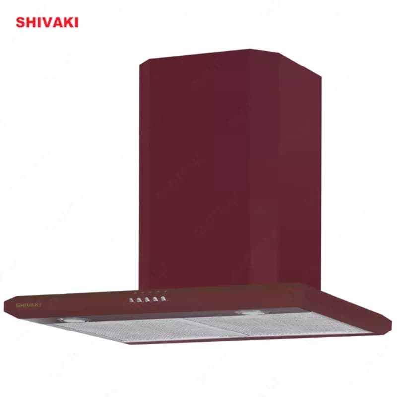 Кухонная вытяжка Shivaki 1160 Rapito Бардовый — 3