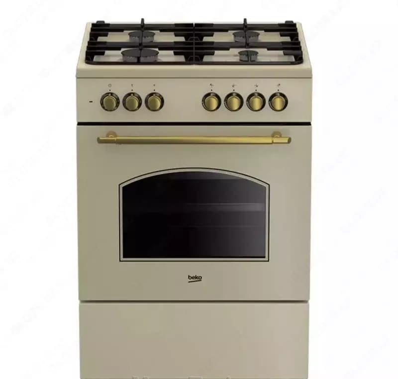 Газовая плита ”Beko FSE62134DCR” (Бежевая) 60 х 85 см — 1