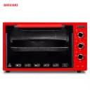 Мини печь Shivaki MD 3618E Красный/Красный Эконом с Лампой