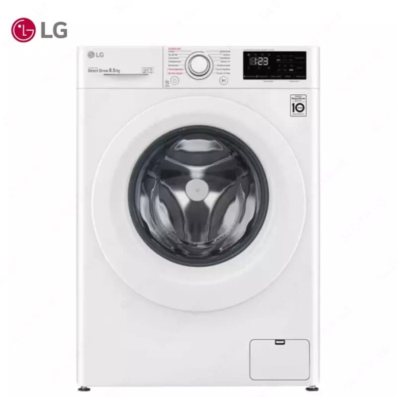 Стиральная машина автомат LG F2V3GS3W Steam AI DD 8.5кг Белый — 1