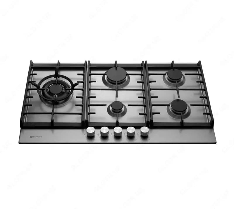 Газовая варочная панель ”Hofmann NUOVO CTN951S/HF” (Серебристая) — 1