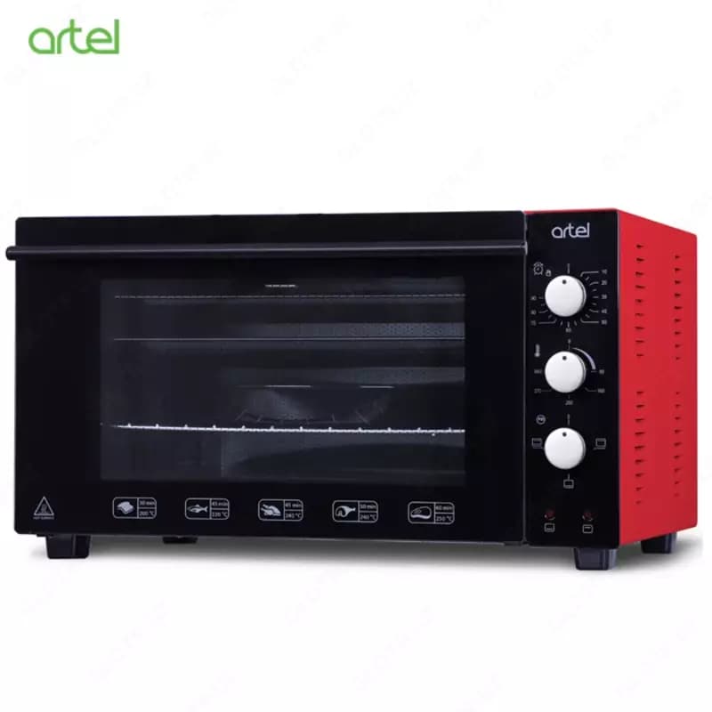 Мини печь Artel ART-MD-4218E Черный/Красный Эконом — 2
