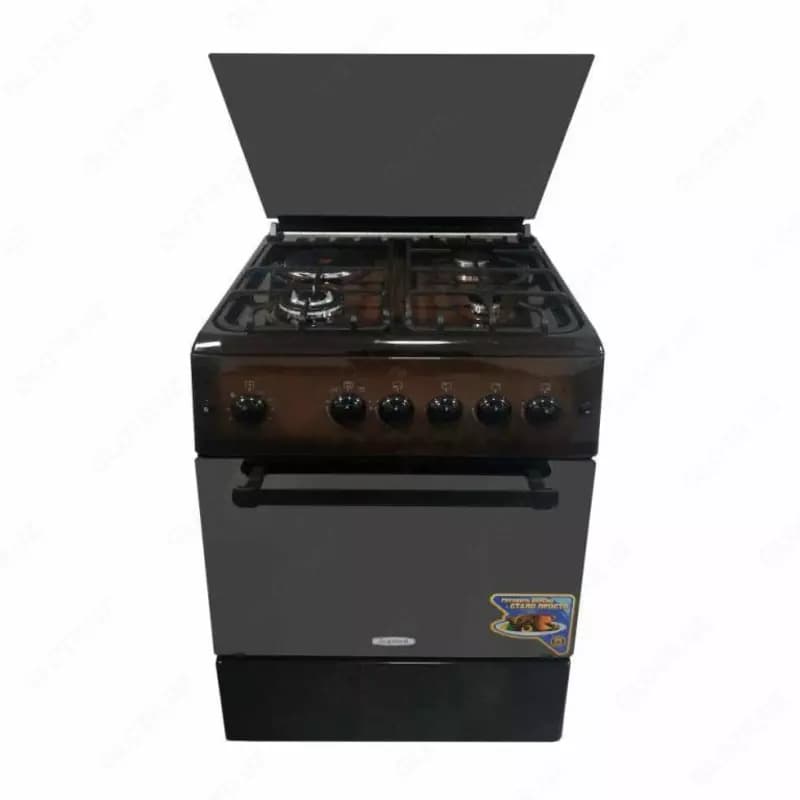 Газовая плита ”Бирюса U60GG65BR” (Коричневая) 60 х 60 см — 2