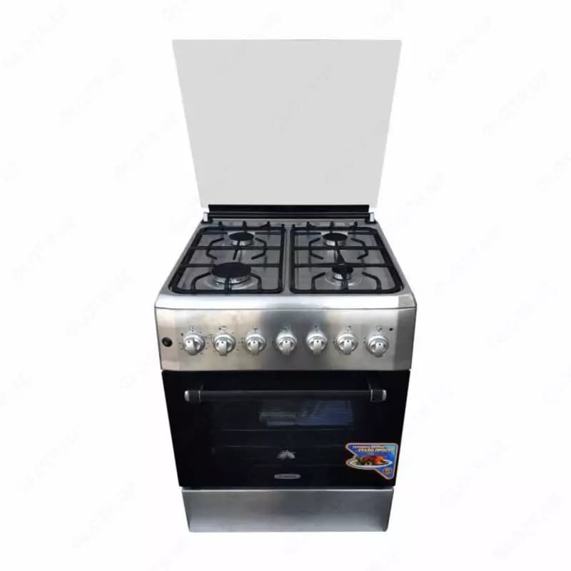 Газовая плита ”Бирюса U60GG70SS” (Нерж. сталь) 60 х 60 см — 1