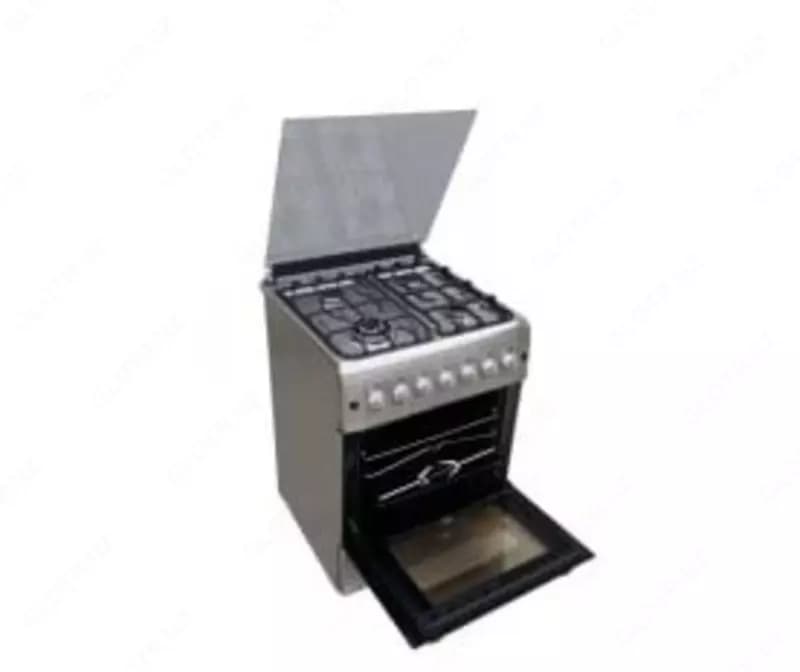 Газовая плита ”Бирюса U60GG70SS” (Нерж. сталь) 60 х 60 см — 2