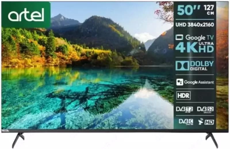Телевизор Artel 50” A50PUCH010 4K UHD Google TV (Smart-пульт) — 2