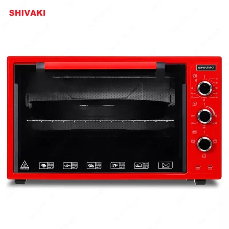 Мини печь Shivaki MD 3618 Красный/Красный Эконом — 1