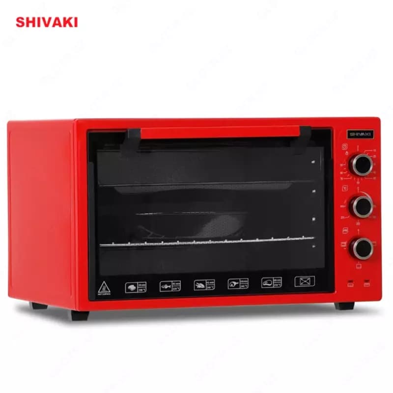 Мини печь Shivaki MD 3618 Красный/Красный Эконом — 2
