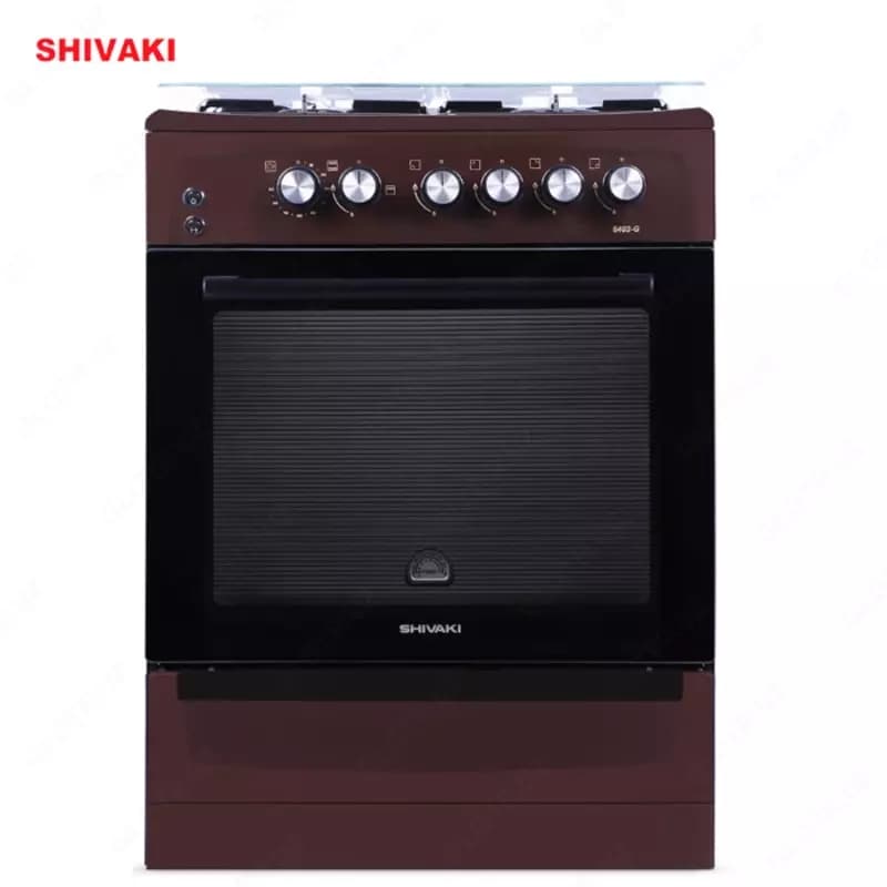 Газовая плита Shivaki 6402-G Коричневый — 1