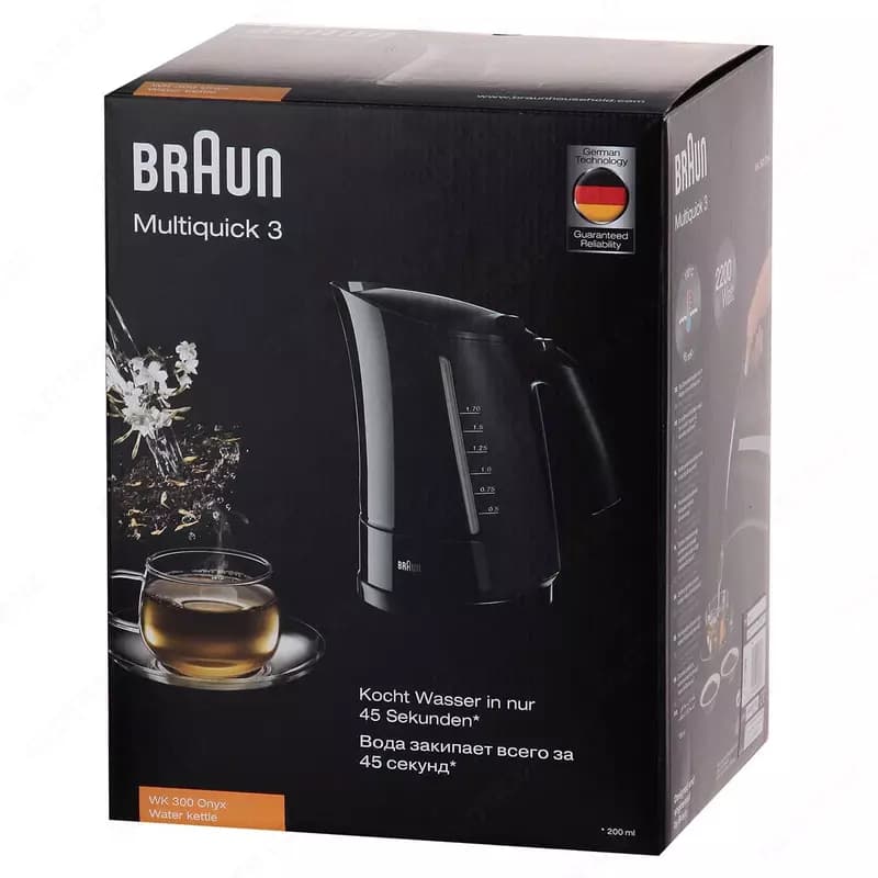 Чайник электрический Braun WK300 KE ONYX-BK INT — 6