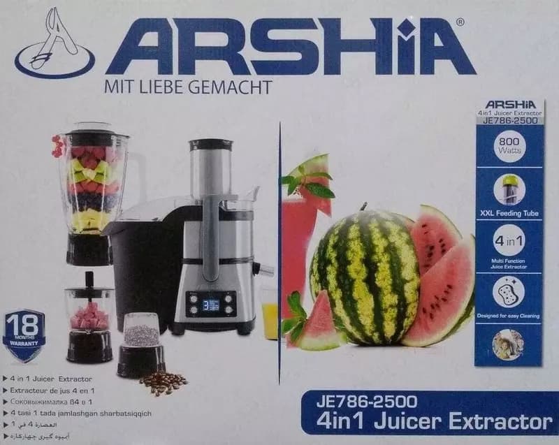 Соковыжималка 4 В 1 ARSHIA JE786-2500 — 3