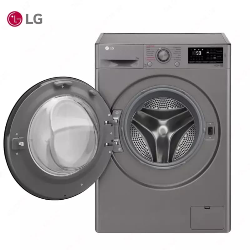 Стиральная машина автомат LG F2M5HS6S 7кг Steam Серый — 4