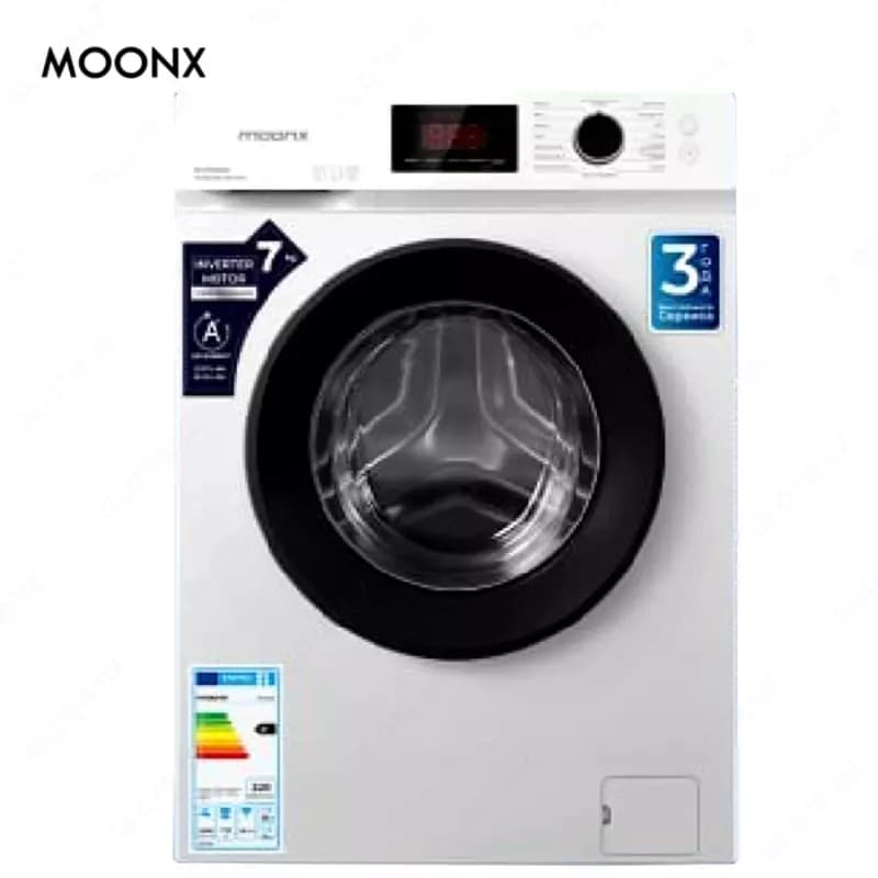 Стиральная машина автомат Moonx RS7502W Inverter 7кг белый — 1