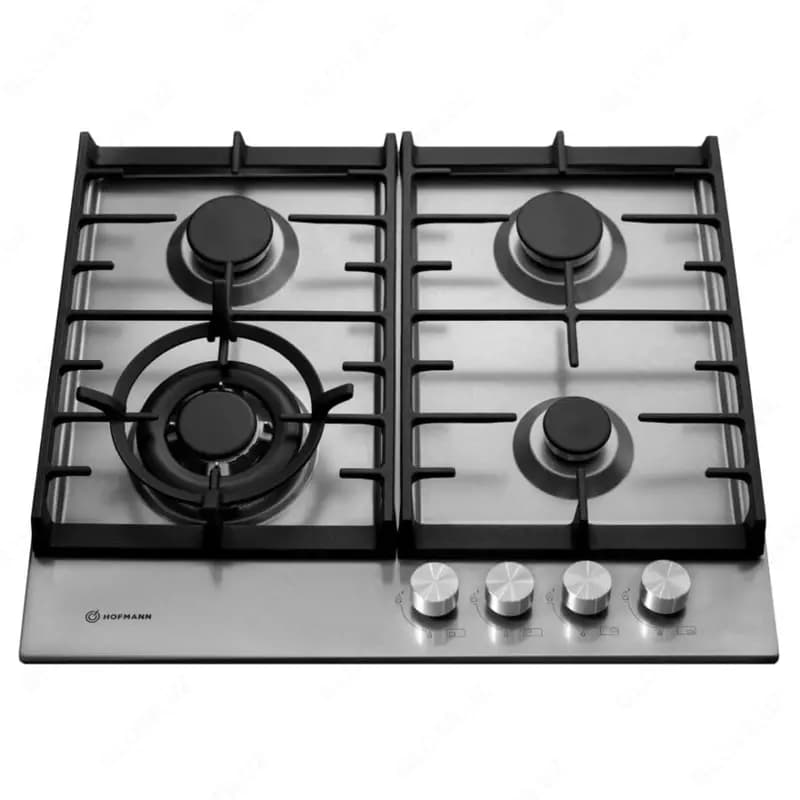 Газовая варочная панель ”Hofmann NUOVO CTN641S/HF” (Стальная) — 1