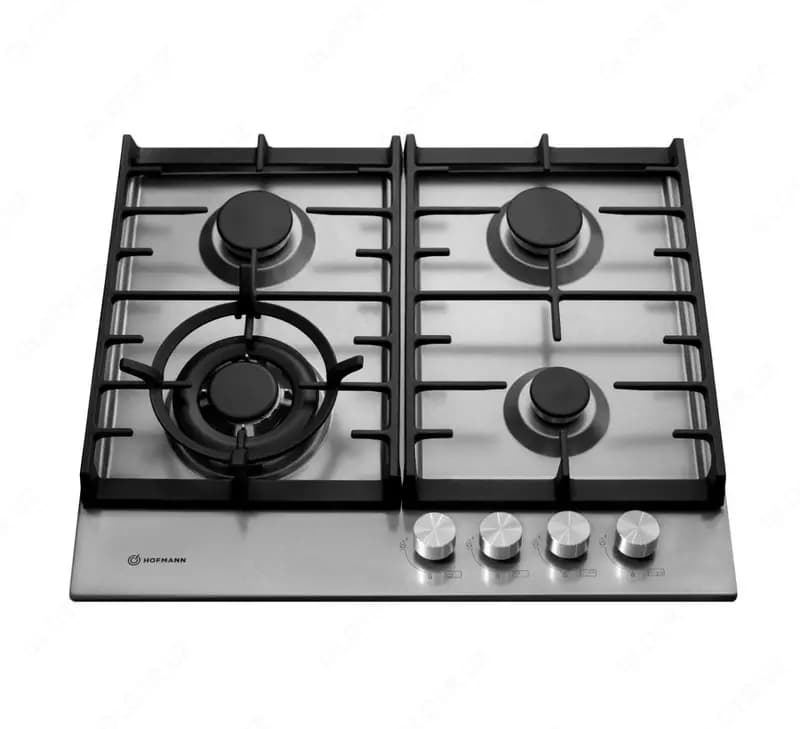 Газовая варочная панель ”Hofmann NUOVO CTN641S/HF” (Стальная) — 2