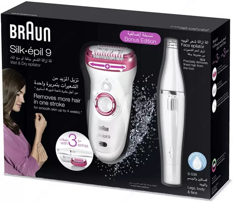 ЭПИЛЯТОР Braun 9-538 Silk-epil 9 — 6