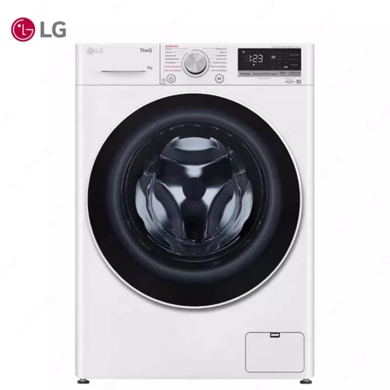 Стиральная машина автомат LG F4V5VS0W Steam, AI DD, 9кг, Белый — 1