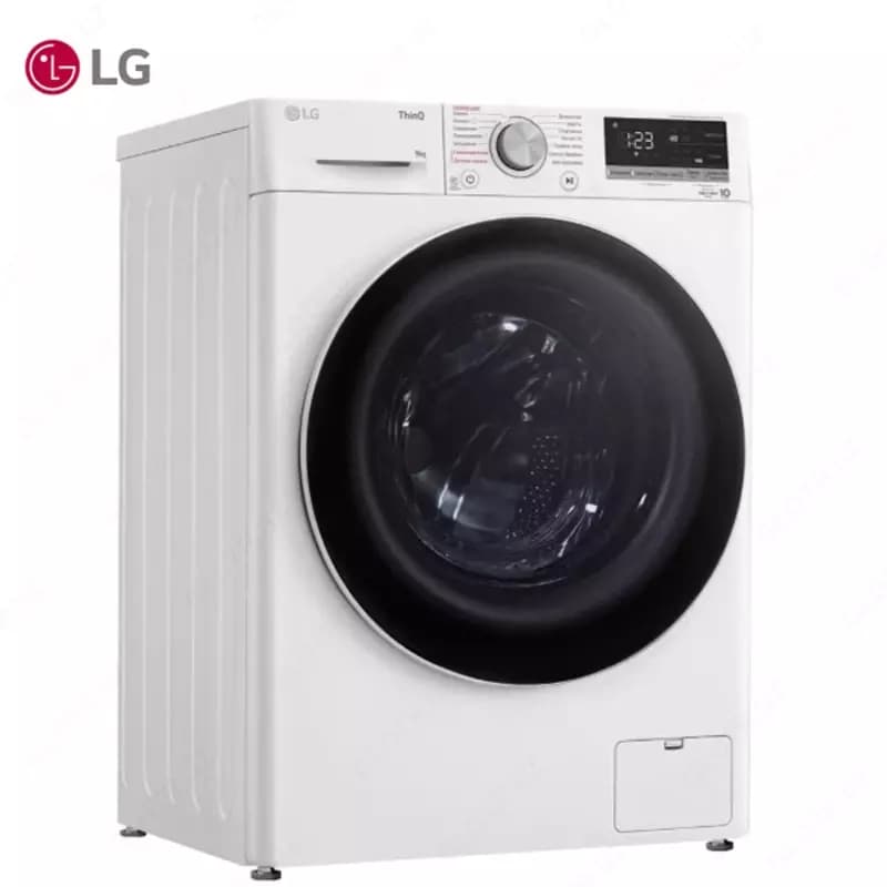 Стиральная машина автомат LG F4V5VS0W Steam, AI DD, 9кг, Белый — 3