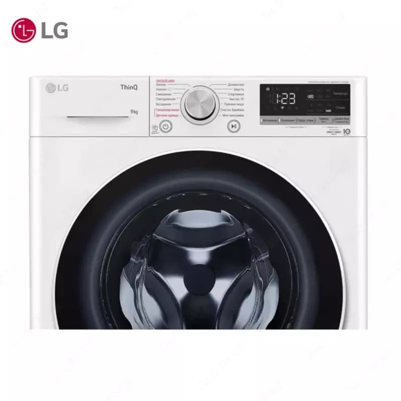 Стиральная машина автомат LG F4V5VS0W Steam, AI DD, 9кг, Белый — 5