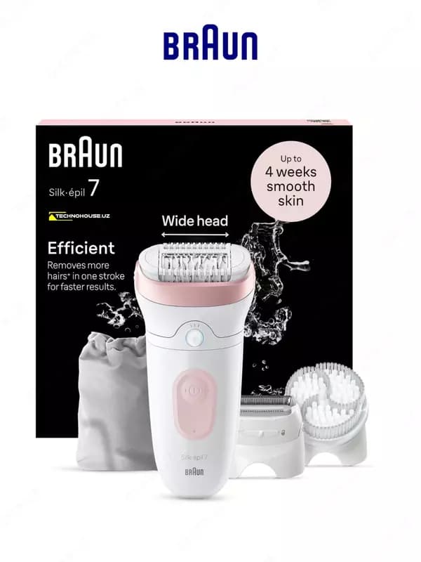 Эпилятор Braun Silk-epil 7 SE7060 для влажной и сухой эпиляции — 5