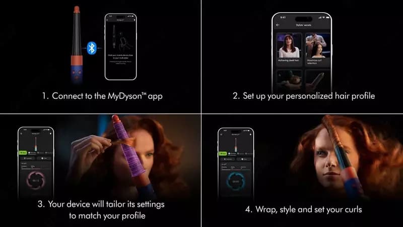 Новый мультистайлер и фен Dyson Airwrap id™ Straight+Wavy (Керамическая патина/Топаз) — 2
