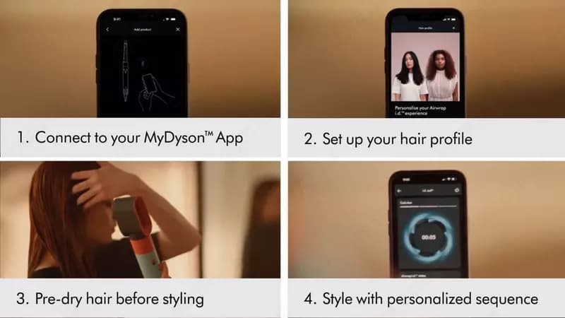 Новый мультистайлер и фен Dyson Airwrap id™ Straight+Wavy (Керамическая патина/Топаз) — 6