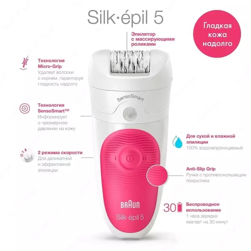 Эпилятор Braun Silk-epil 5 SensoSmart 5/500. — 2