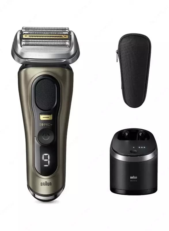 Беспроводная электробритва Braun Series 9 Pro+ 9569cc для влажного и сухого бритья. — 2