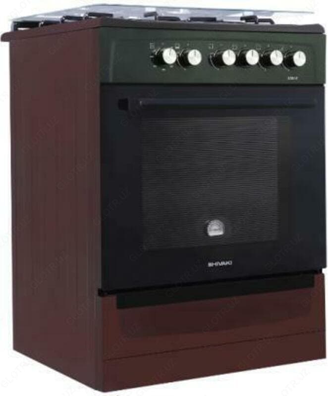 Газовая плита Shivaki 6300-K Коричневый/Серый — 1
