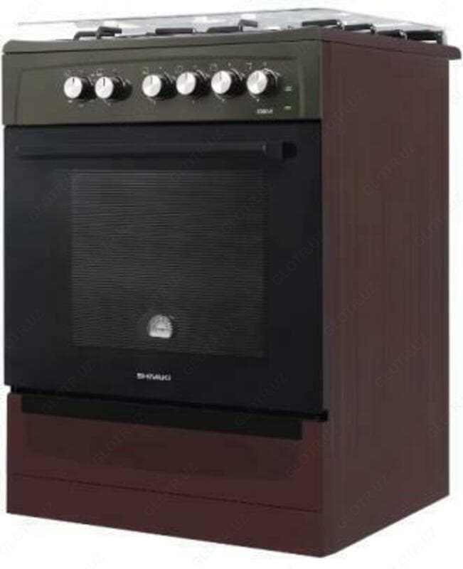 Газовая плита Shivaki 6300-K Коричневый/Серый — 3