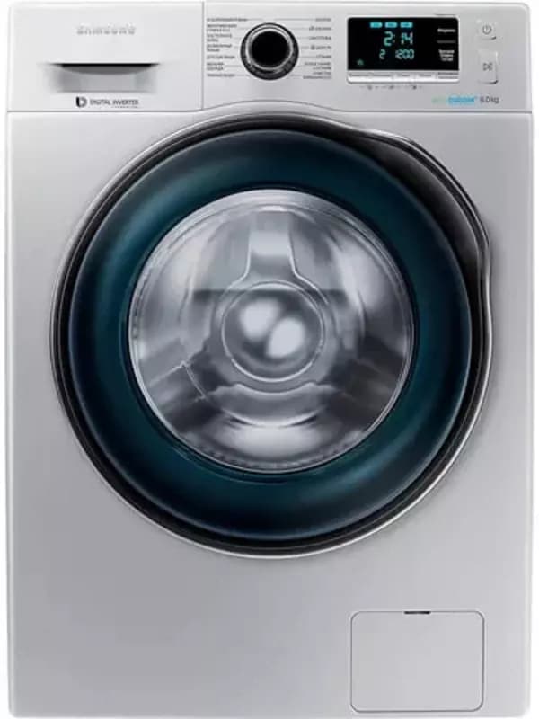 Стиральная машина автомат ”Samsung WW80J6210СSOLD” (Серебристая/Синяя) 8 кг — 1