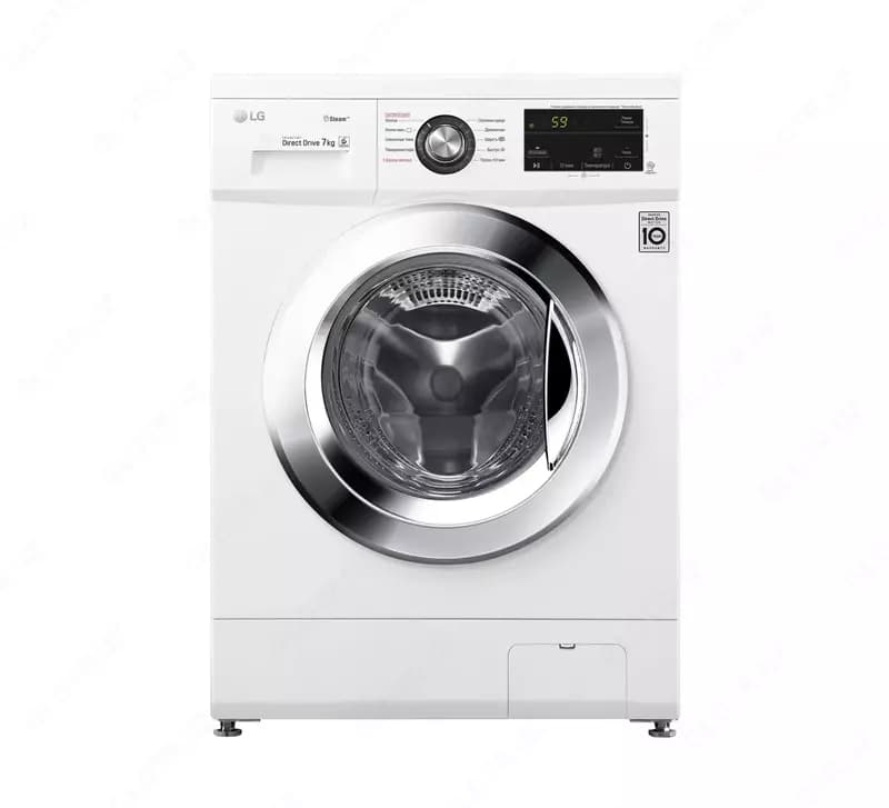 Стиральная машина LG Steam F2J3HS2W (TrueSteam+Smart Diagnosis) 7 Кг — 1
