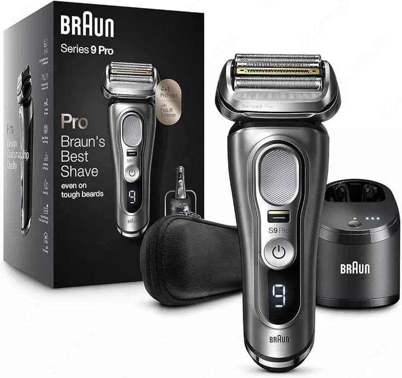 Электробритва Braun Series 9 Pro 9465cc со станцией SmartCare и футляром — 1