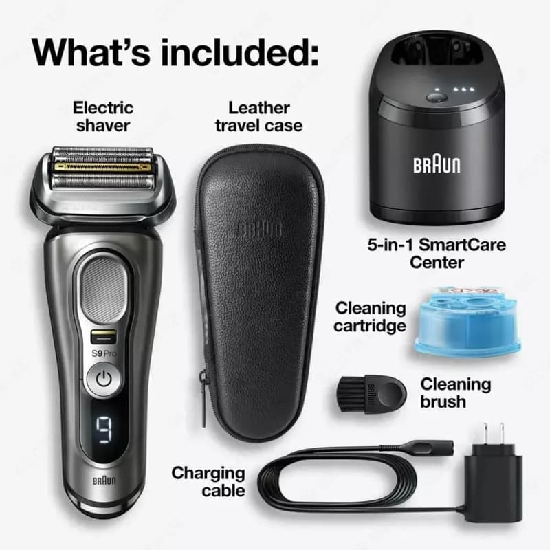 Электробритва Braun Series 9 Pro 9465cc со станцией SmartCare и футляром — 5