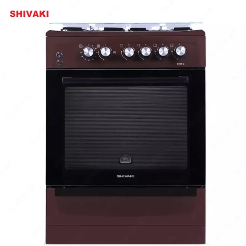 Газовая плита Shivaki 6402-G Бордовый — 1