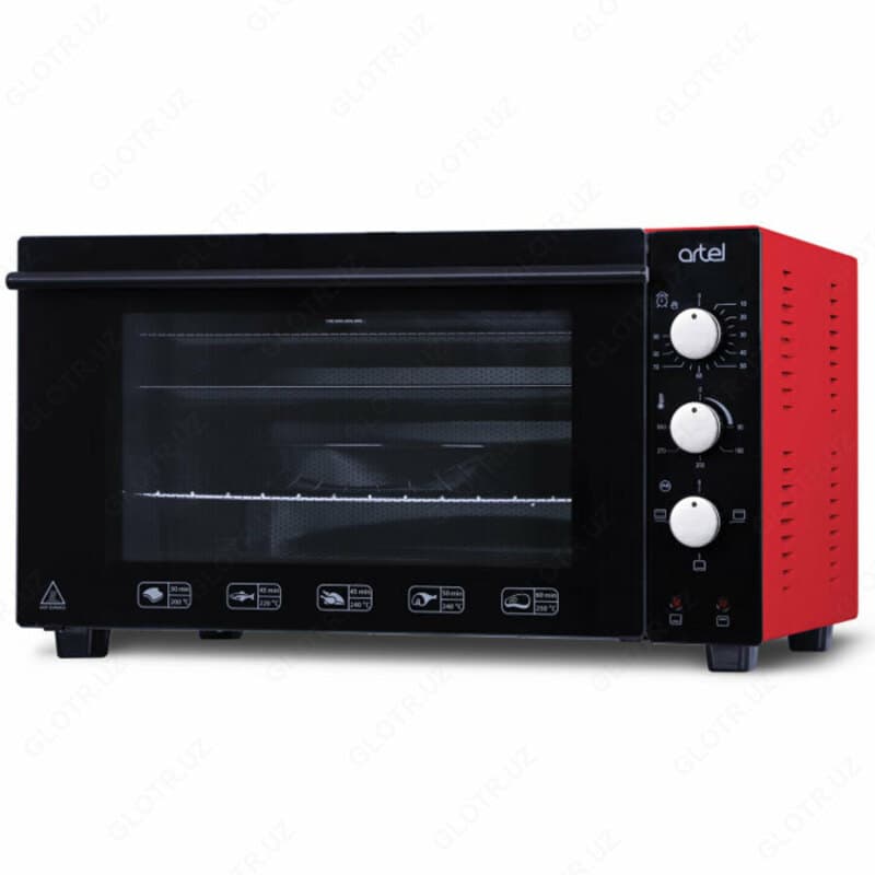 Мини-духовка Artel MD - 4218 ECO, черн/черн/красн — 1