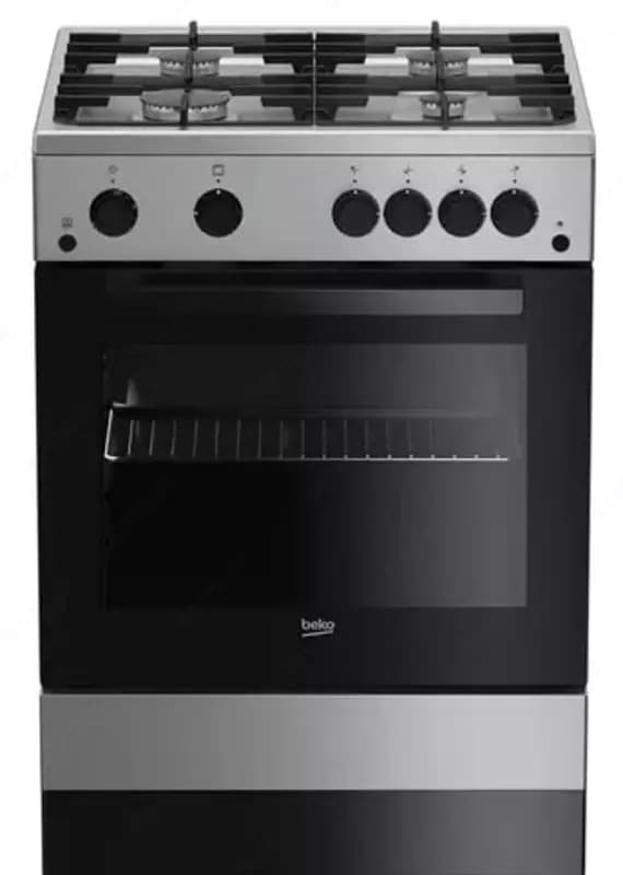 Газовая плита ”Beko Superia FSGT62130DXO” (Нерж. сталь) 60 х 85 см — 2