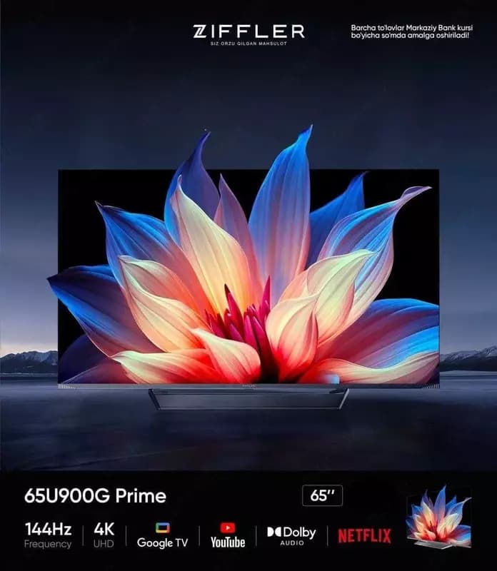 Телевизор Ziffler 65U900g prime — 1