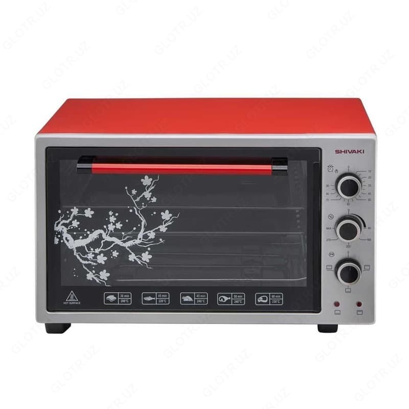Мини духовка SHIVAKI MD-3612 V2 сер/черн Eco — 2
