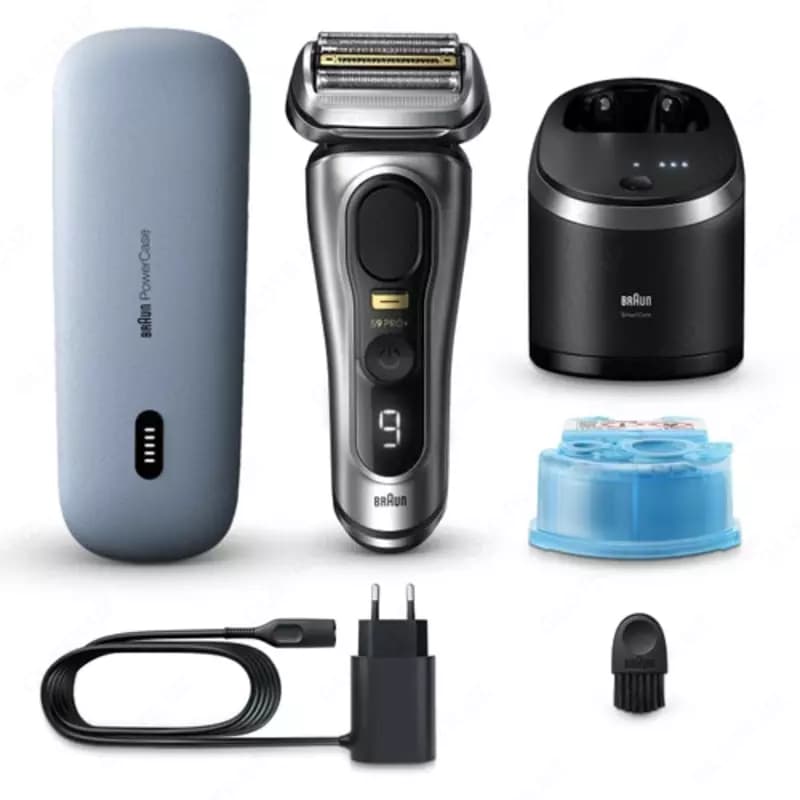 Электрическая бритва Braun S9 Pro+ 9577cc Silver SmartCare, PowerCase — 1
