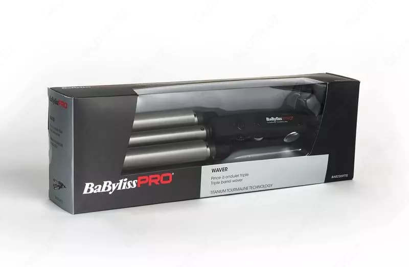 Профессиональная тройная плойка для волос, BaByliss PRO Triple Barrel Waver BAB2269TTE, 22-19-22 мм — 3